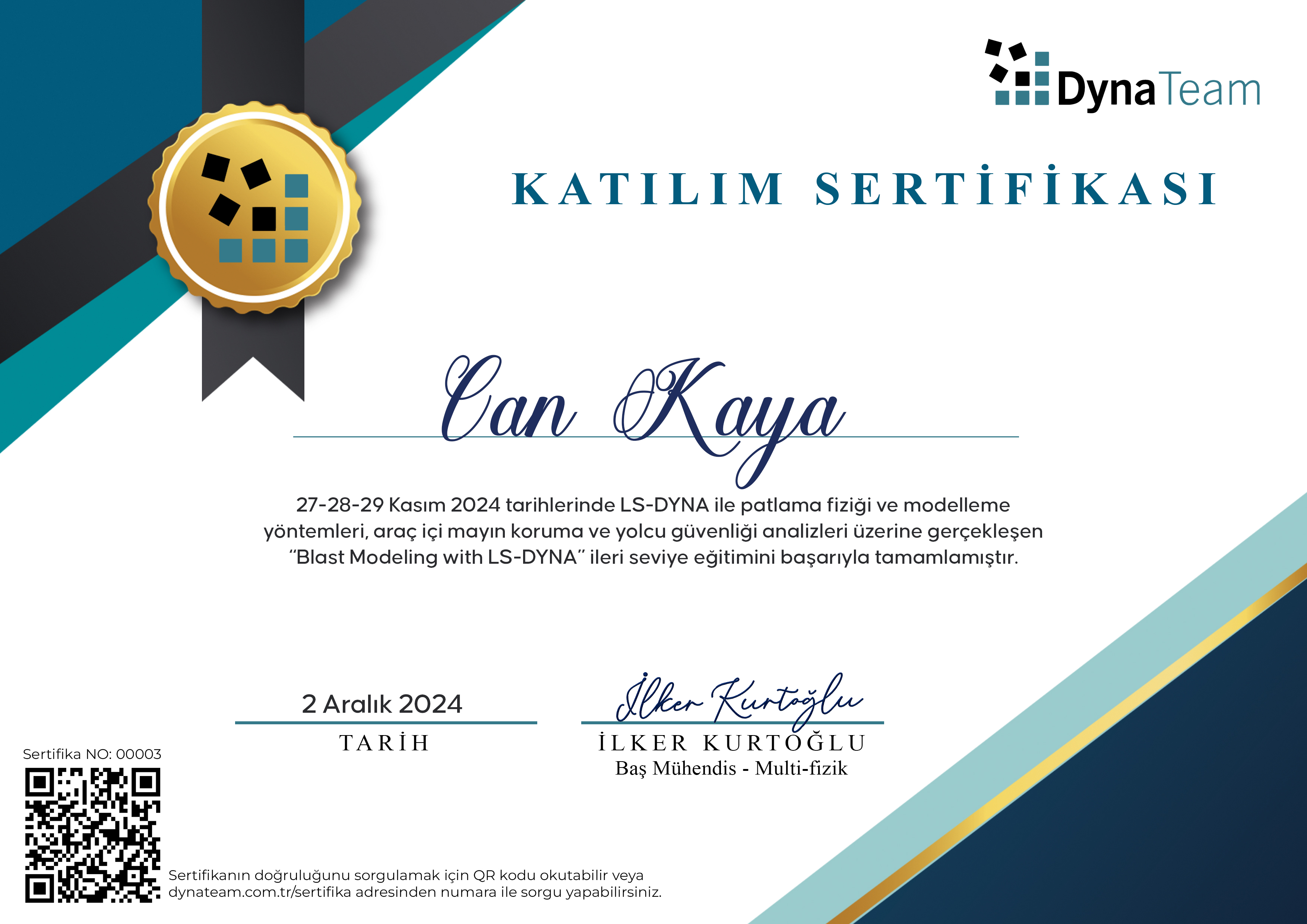 Sertifika Resmi